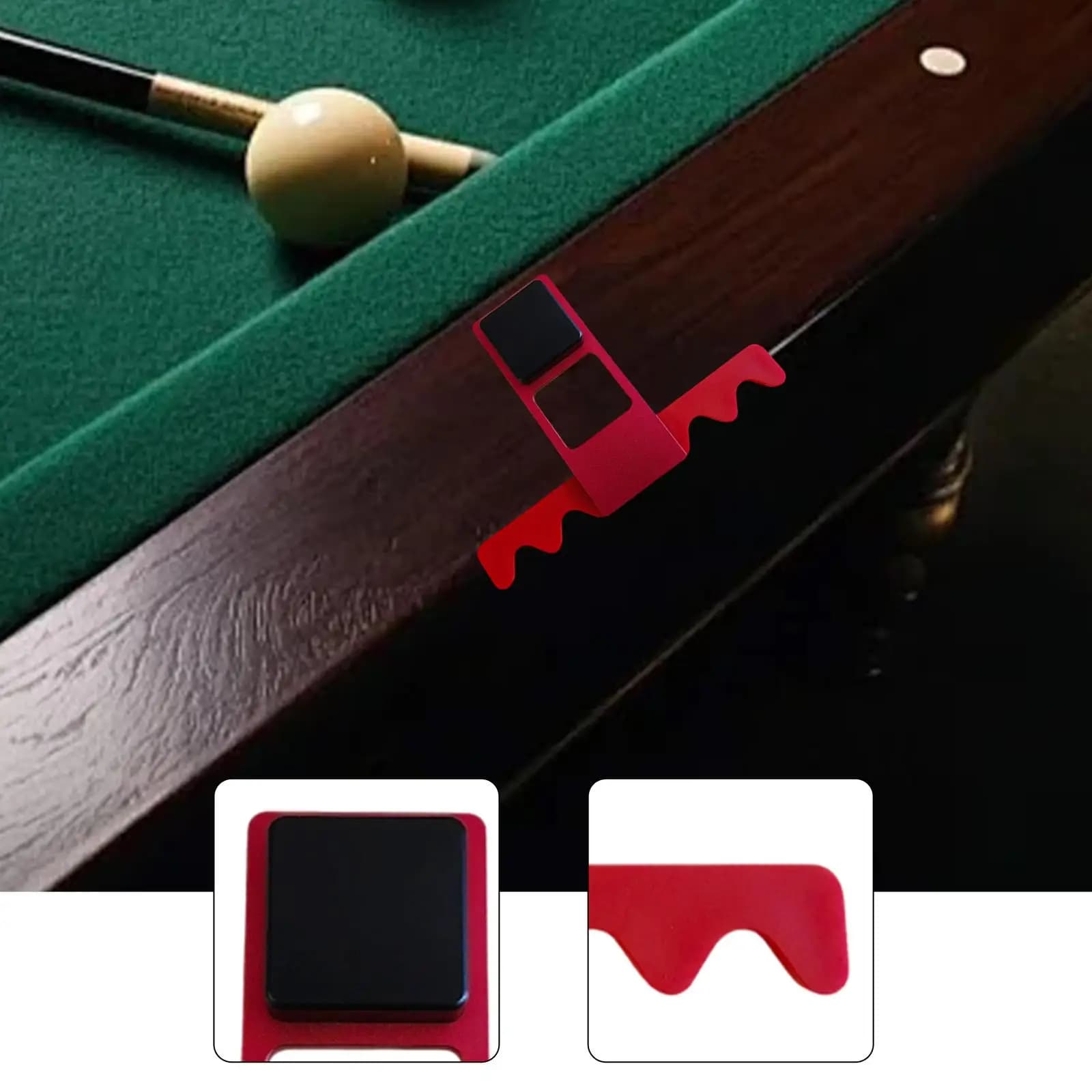 Billiard Stick Holder Rack Foldable Aluminum Four Cues Rest Equipment for Pool Table Snooker Accessory
