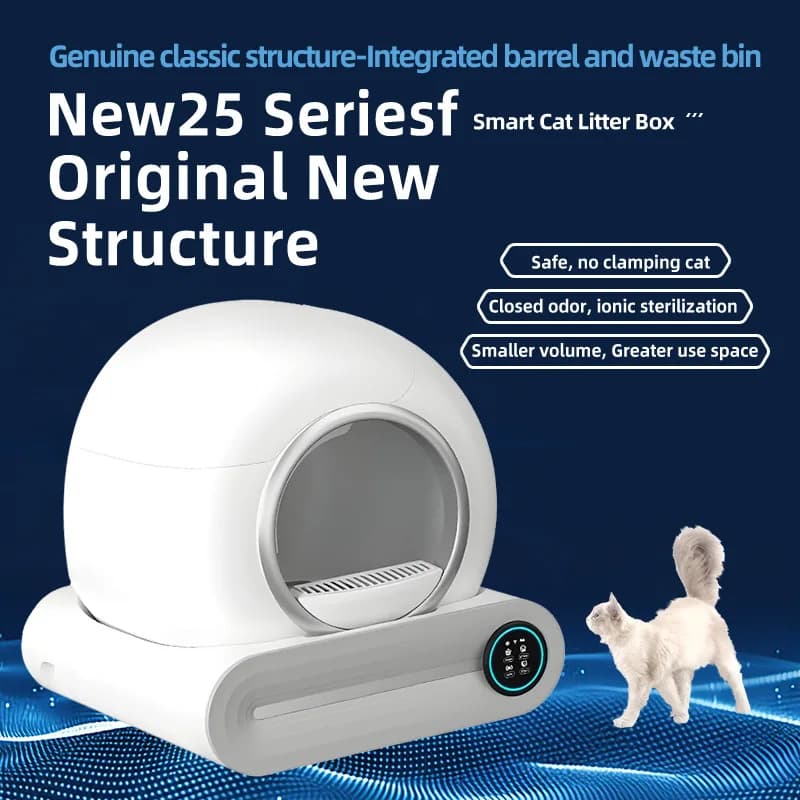 Ti Pro25 smart cat litter box Fully enclosed automatic cat litter machine toilet deodorizing smart cat litter box