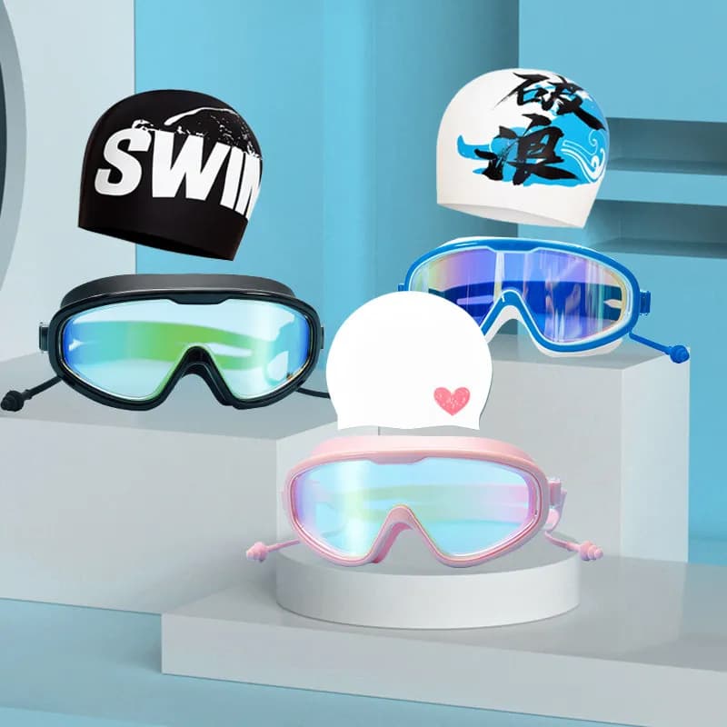 Waterproof High Definition Silicone Underwater Eyelets with Set Headphone, Design Flat Electroplated Light Smooth