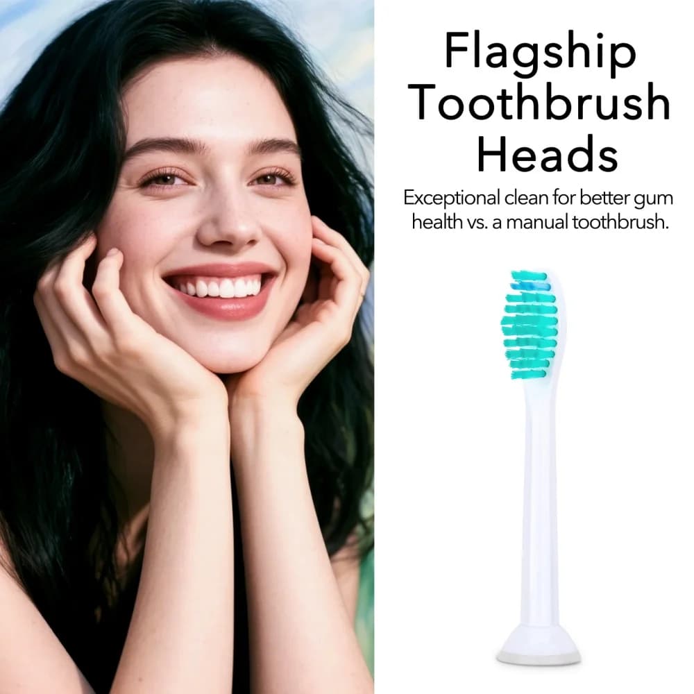 4-8 pcs/packing Head for Electric Toothbrush Shaped bristles Spare heads for toothbrush