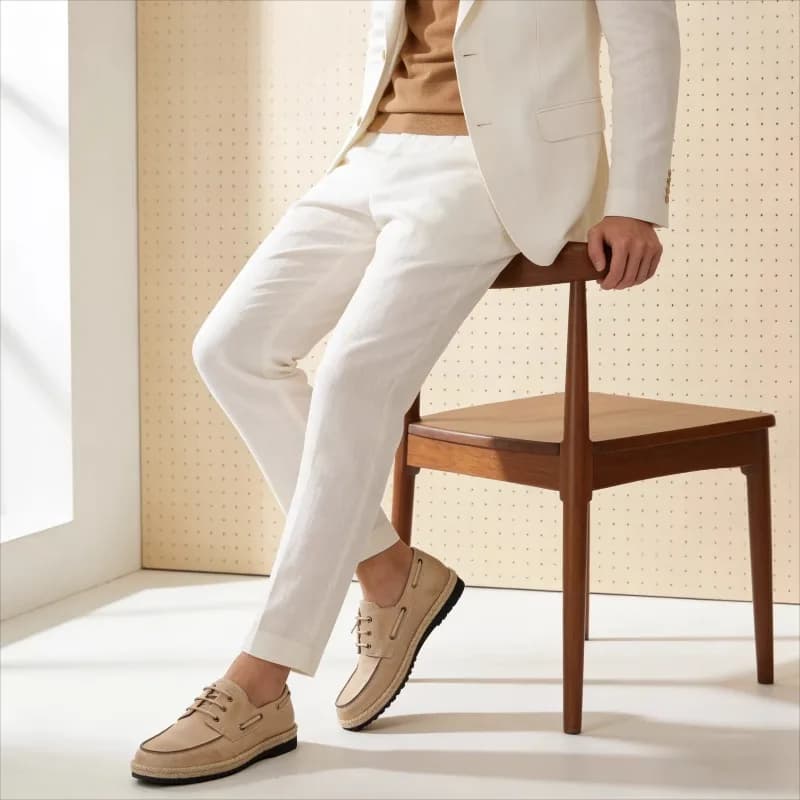 Scarpe in Pelle di Vacchetta Fatte a Mano, Mocassini Casual da Uomo, Comode Scarpe Derby con Lacci in Vera Pelle, Scarpe Sportive Basse