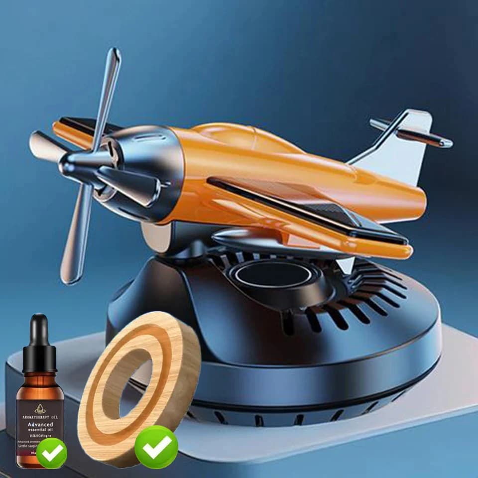Perfume diffuser for auto rotating solar Diffusers for cars Helicopter Accessories for car interior decoration Aromatherapy with perfume