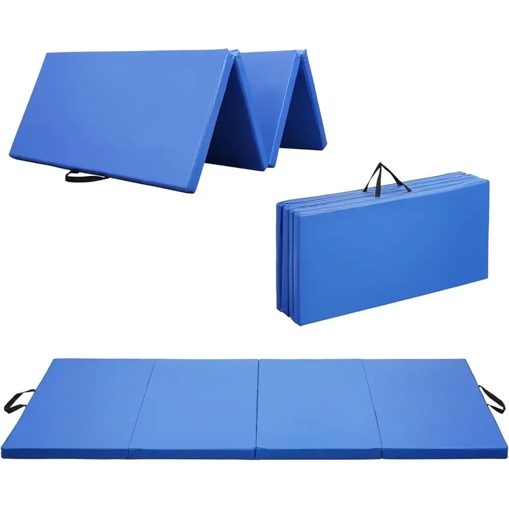 Tappetino Yoga Spesso 2 per Uomini e Donne - Tappetino per Esercizi Portatile con Maniglia per Palestra, Pilates e Allenamenti a Terra (3'x6')