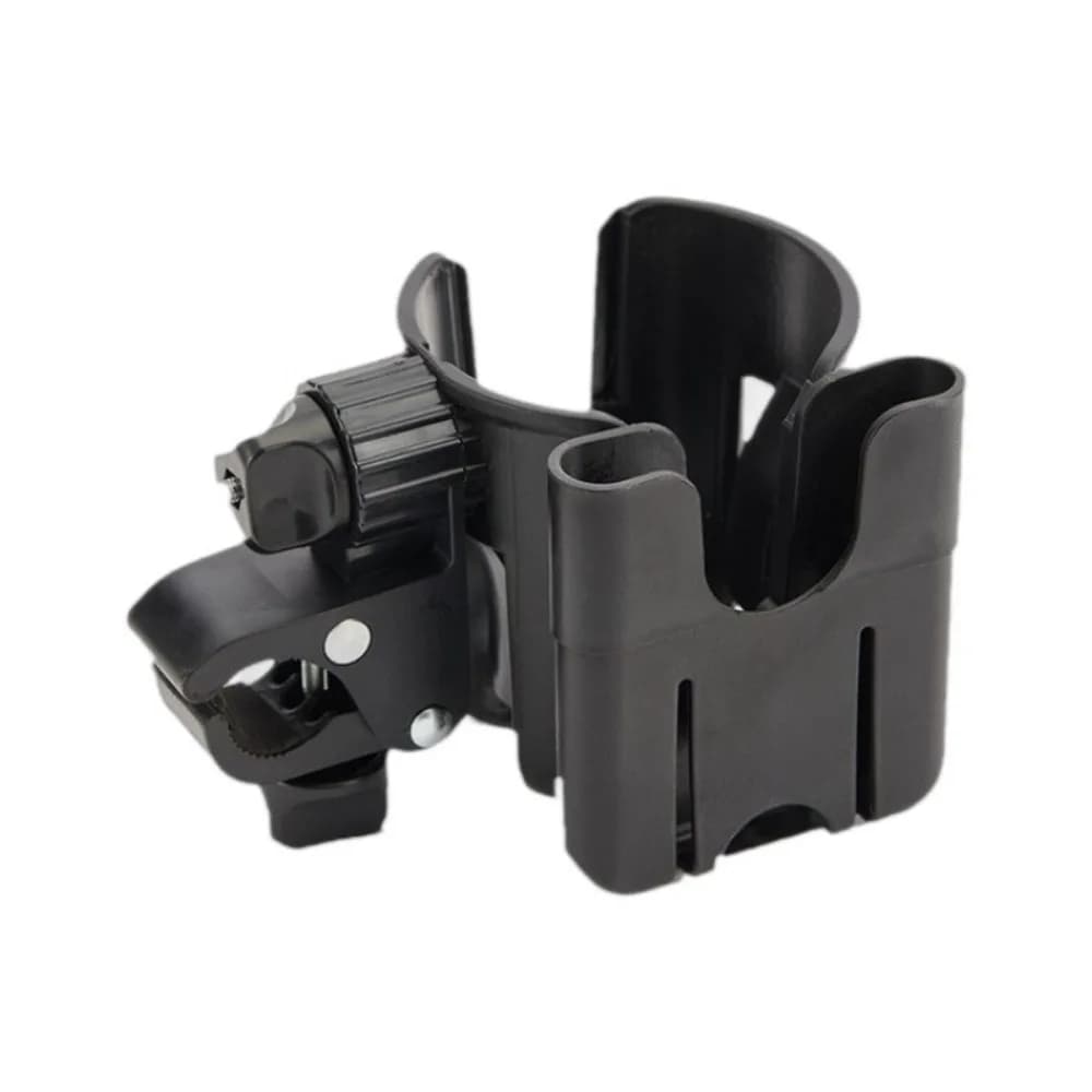 Quick Release Stroller Water Cup Holder with Phone Holder Detachable Stroller Water Bottle Organizer Easy To Install Adjustable