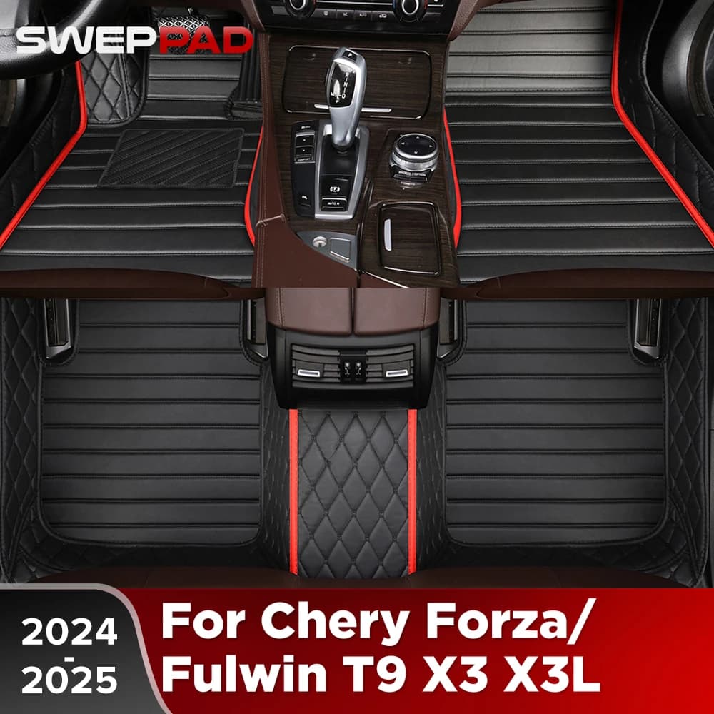 Tappetini per Auto Chery Forza/Fulwin T9 X3 X3L 2024 2025, Copertura in Moquette per Tutte le Stagioni, Protezione Interna, Accessori