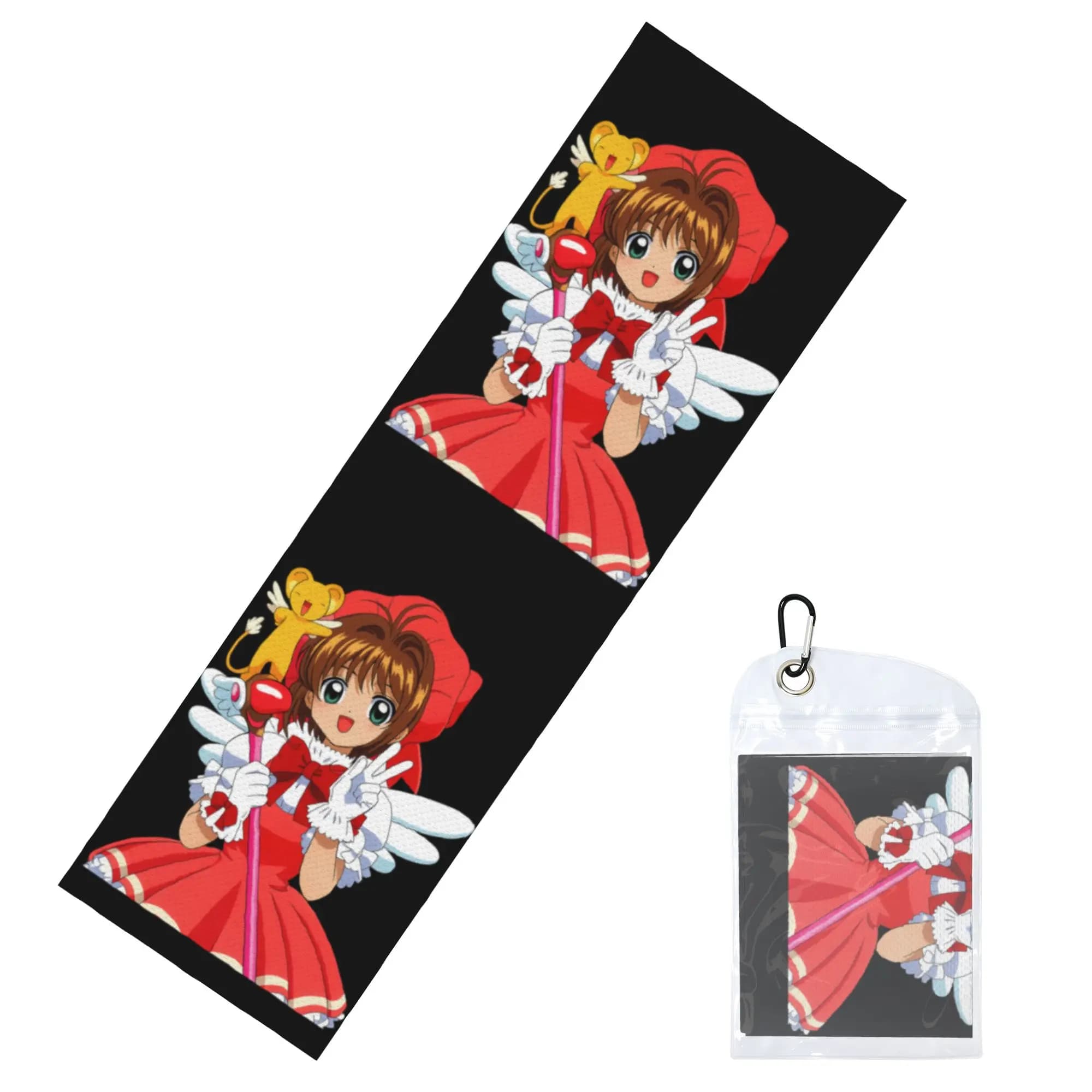Cardcaptor Magical Girl Comics Sakura Cold Exercise Towel Yoga And Fitness Running Outdoor Activities Travelling Camping Towels