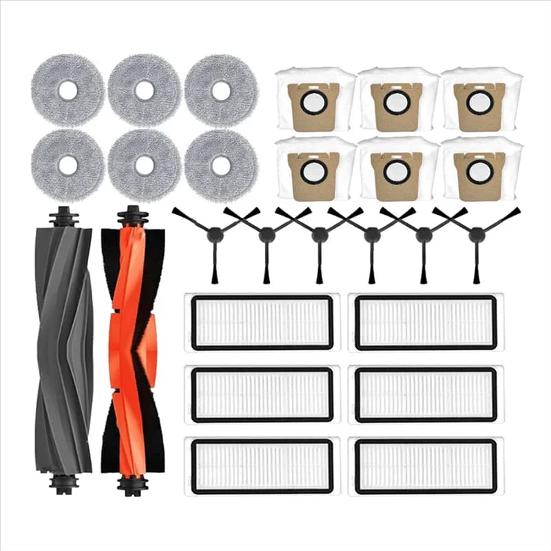 A67Z For Dreame Bot L20 Ultra / L20 Ultra Spare Parts Roller Side Brush Hepa Filter Mop Pad Dust Bag