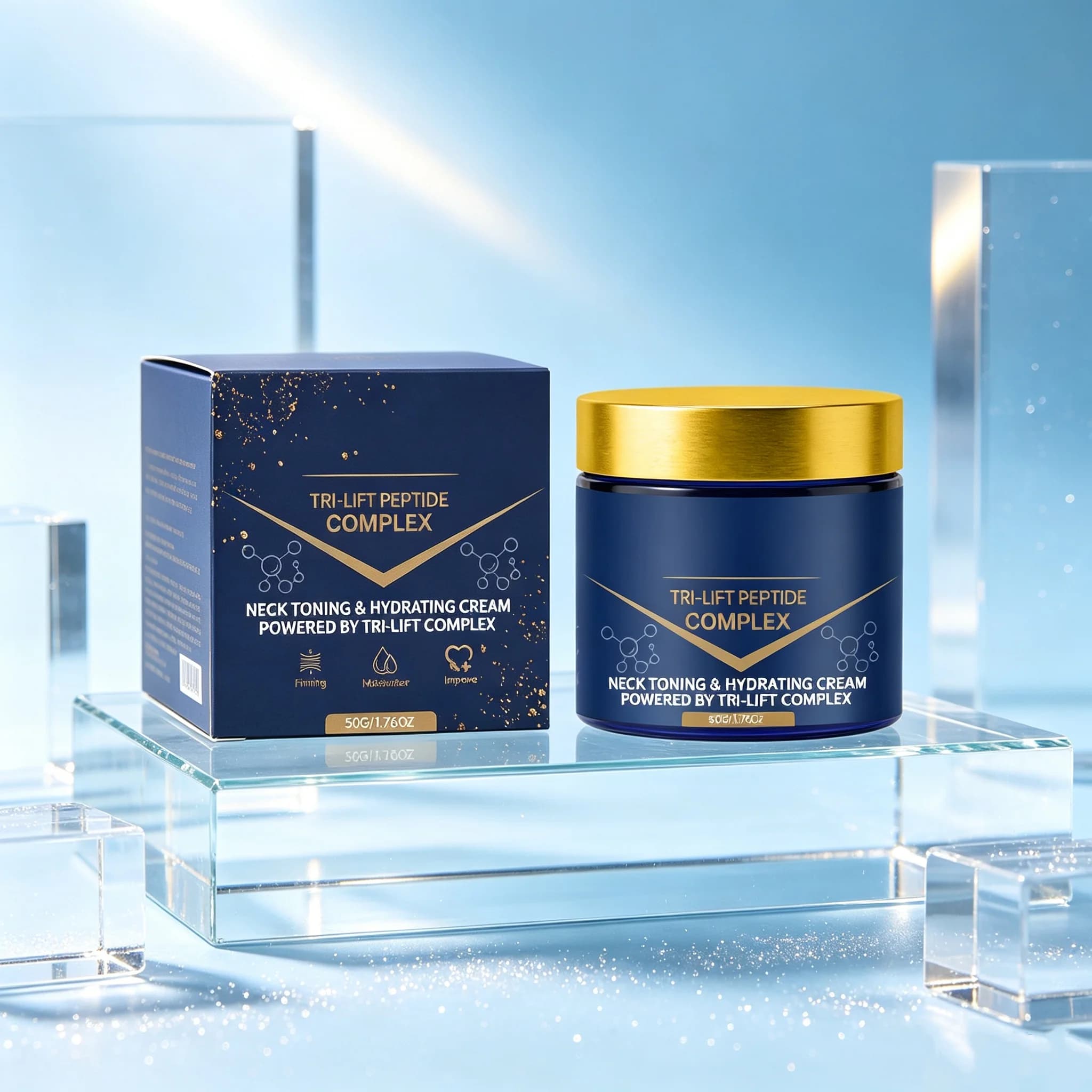Neck Cream Moisturizing Lift Sagging Skin Firming Tightening Anti Wrink-Le Korean Collagen Double Chin Overnight Neck Firm Cream