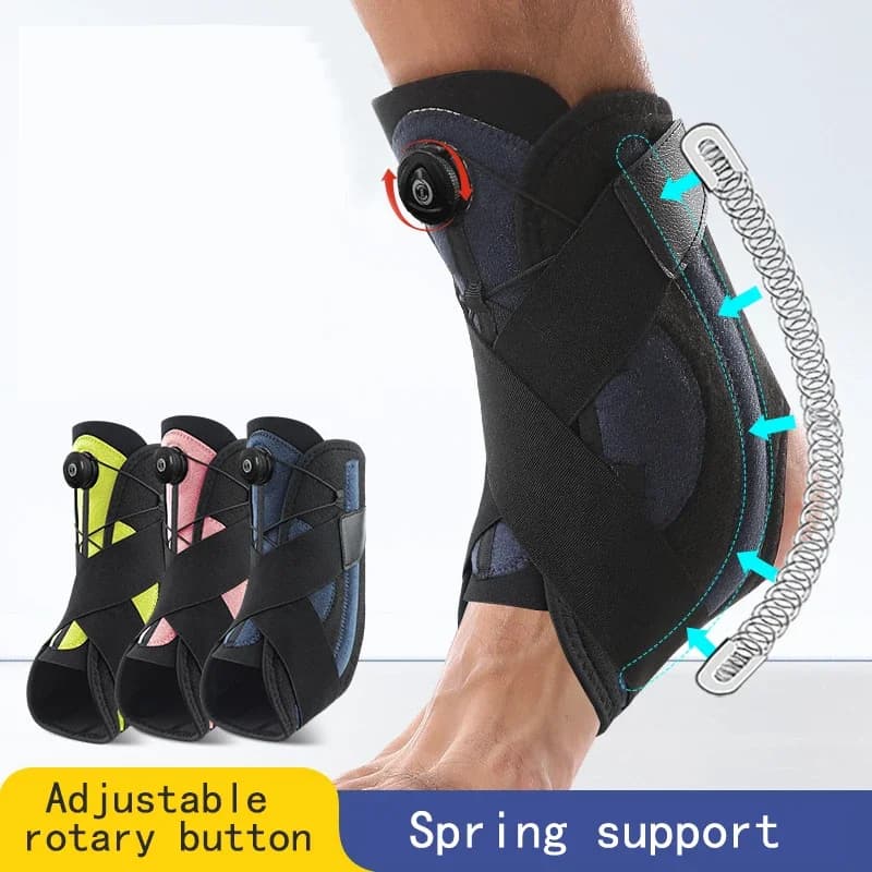 Tutore per caviglia per distorsione Supporto per caviglia con stabilizzatori laterali per uomo Donna Tendinite di recupero stabilizzatore per stecca per caviglia
