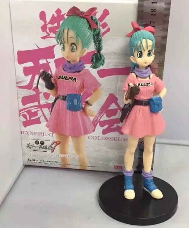17 CM In Scatola Dragon Ball Z Figura Anime Bulma PVC Figura Giocattoli Brinquedos Bambola Goku Vegeta Azione Sexy Anime giocattoli DBZ Regalo