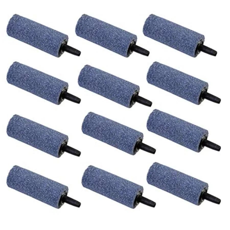 Aquarium Air Stones Pack, Bubble Stone, Aerator Bubble Diffuser, Air Pump Accessories for Aquariums, Fish Tanks, and Hydroponic