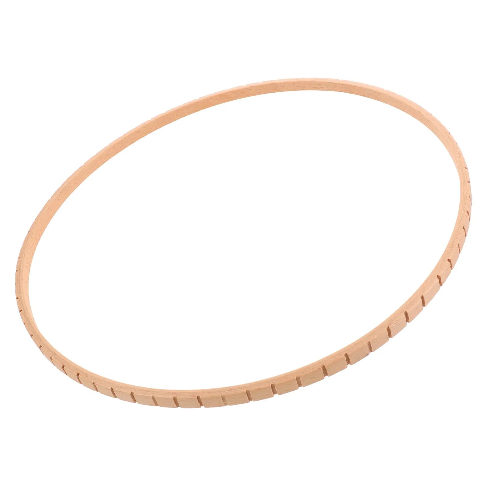 11 Inch Round Wooden Knitting Loom Circular Weaving Frame for DIY Coaster Wall Hanging Handmade Weaving Machine Craft Tool
