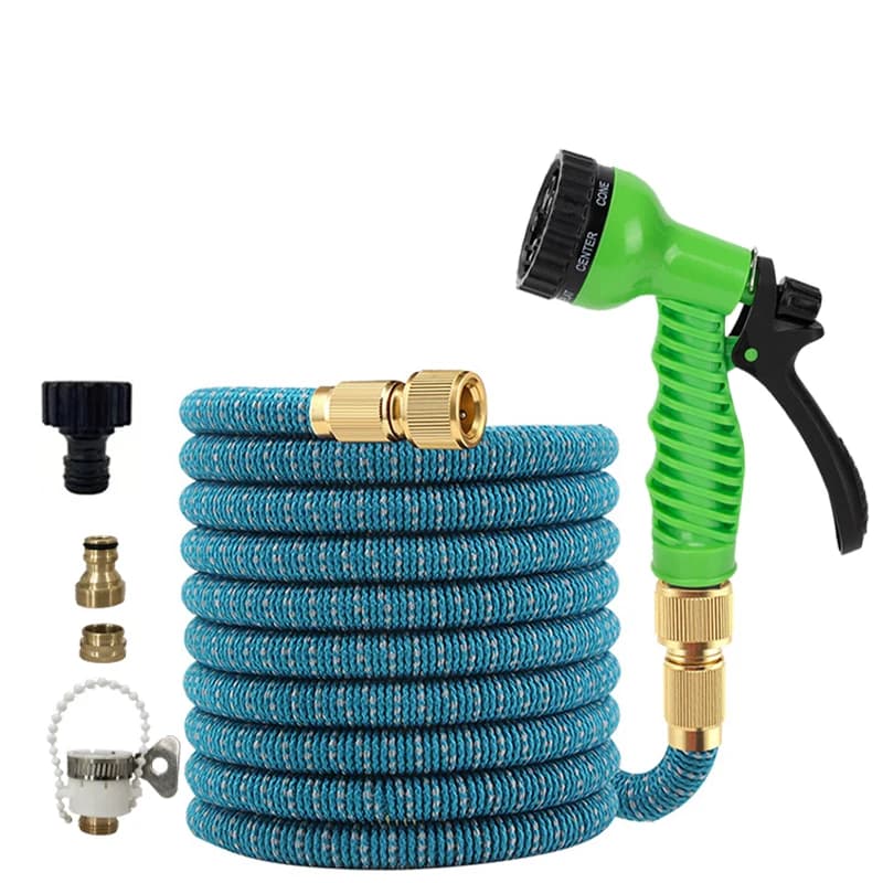 Tubo Magico per Pulizia Auto, Tubo Flessibile ad Alta Pressione per Lavaggio Auto, Pistola ad Acqua Regolabile per Giardino e Casa