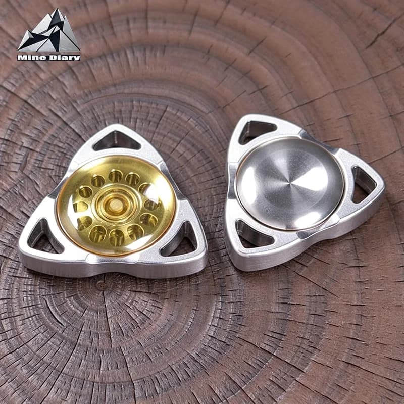 EDC Fidget Gyros: Spinner Antistress alla Moda in Metallo per Adulti - Giocattoli per il Rilassamento e l'Ansia