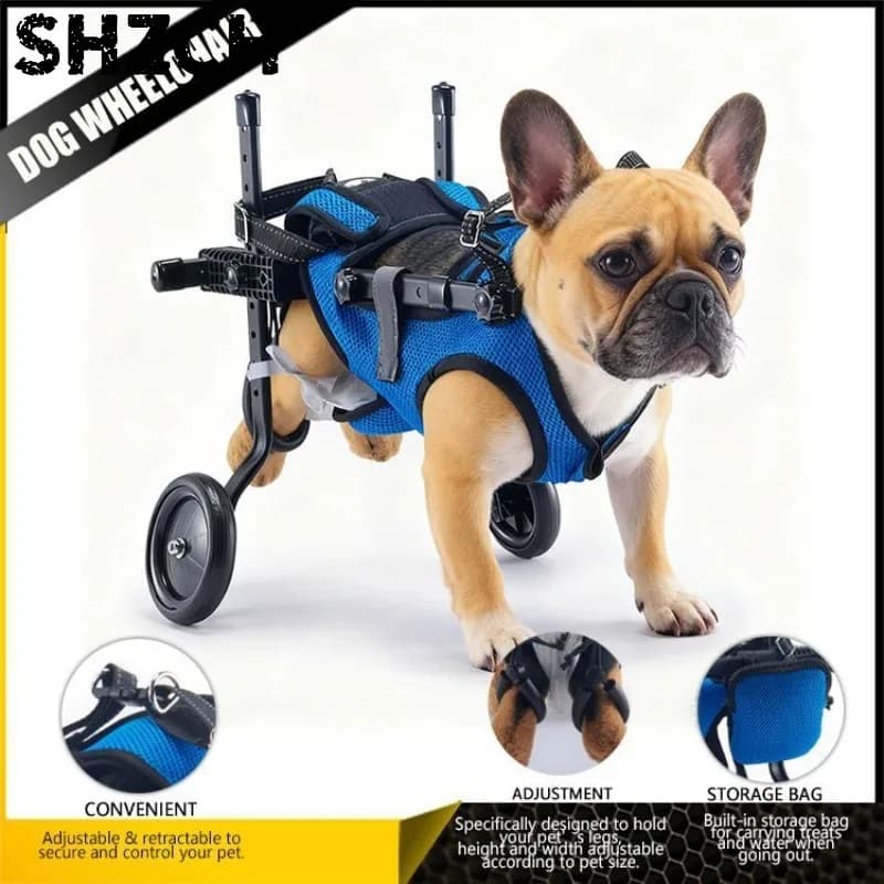 Pet supplies Puppy disability car Dog rehabilitation Walking assistance car Pet dog scooter Elderly stroller