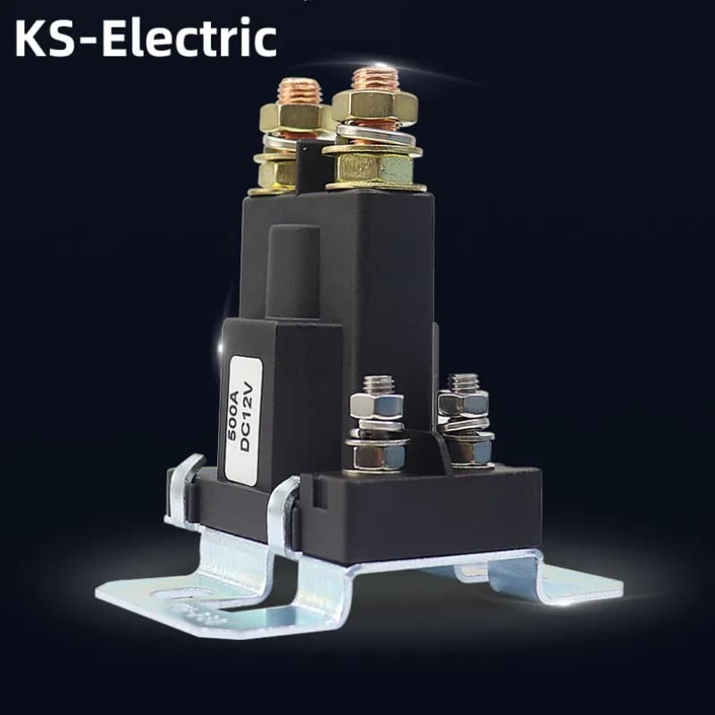 High Current Dual Battery Isolator Relay 4 Pin 12V AMP 500A Car Starter 24V Auto Power Switch Start Contactor Latching relay