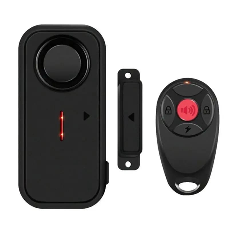 Waterproof Wireless Door & Window Alarm Sensor Kit with Remote - Home Security Door Open Detector