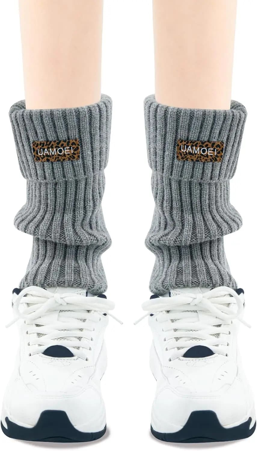 Knit Leg Warmers Girls Winter Long Socks for Women Leg Warmer Socks Thick Ankle Warmers Boots Long Leg Warmer