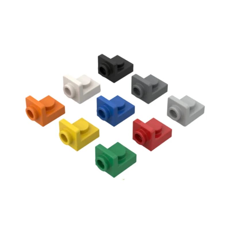 60 pz MOC edificio bloMOC building block parti 36840 staffa 1x1 lato punto convesso bordo assemblaggio FAI DA TE puzzle giocattolo per bambini regalo