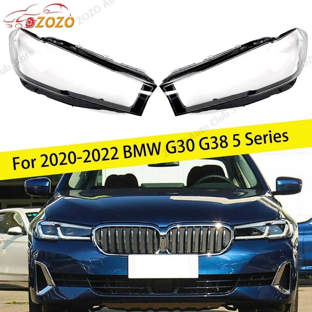 Per BMW Serie 5 G30 G38 2020 2021 LCI modello Auto Faro tappo di Copertura Faro Ombra Testa Della Lampada faro copertura della lampada bmw accessori