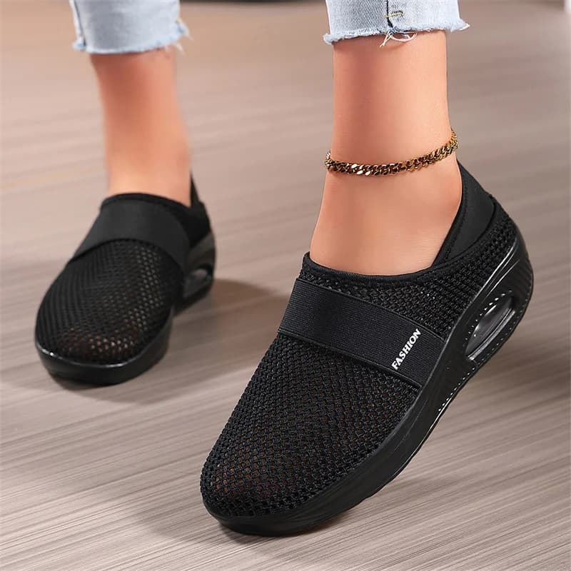 Orthopedics Wide Feet Swollen Walking Casual Shoes Unisex Thumb Eversion Adjusting Soft Comfortable Diabetic Elderly Sneakers