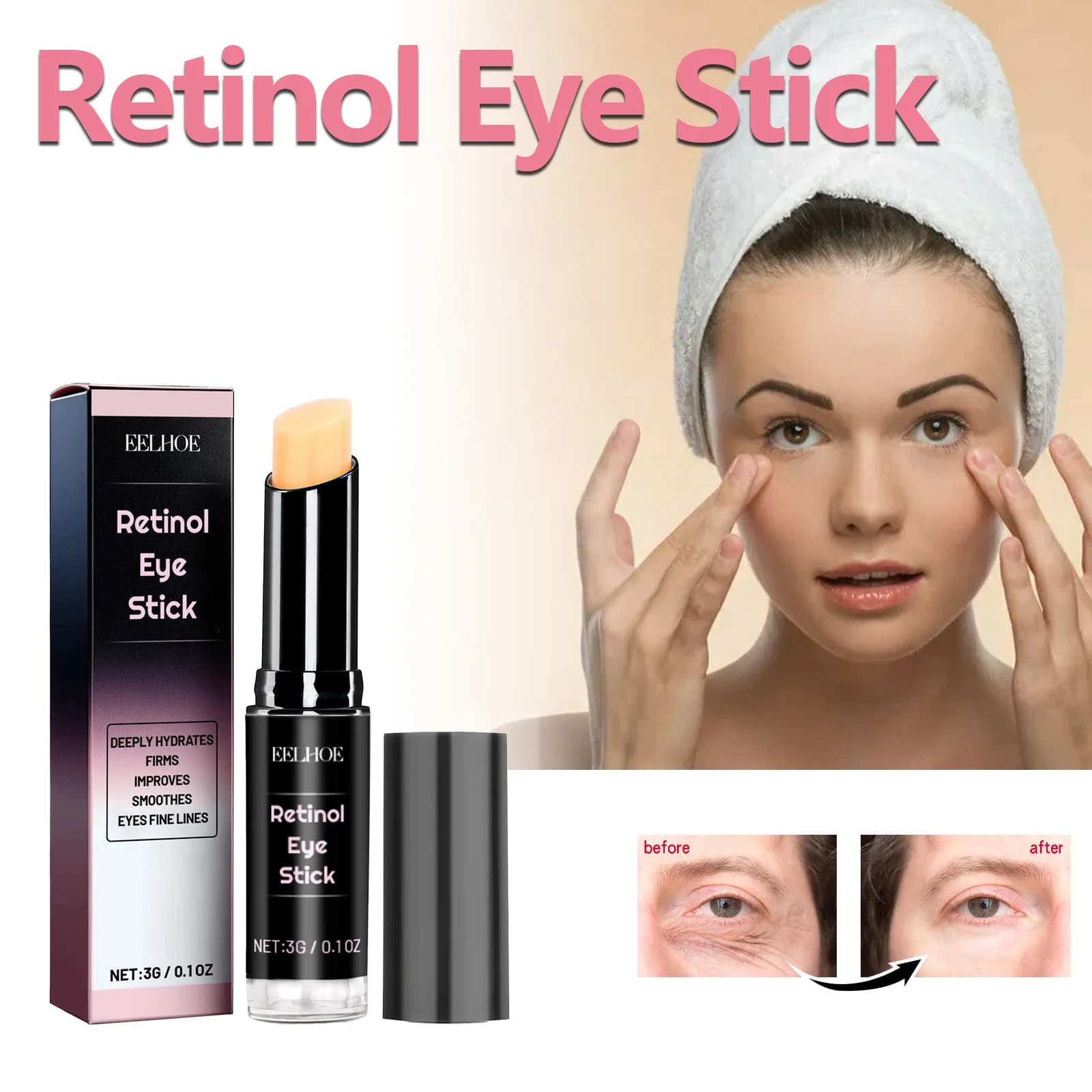 Eye Cream to the retinol Stick Collagen Dissolvency Slim Lines Scratching Wheels Scratching Handbags for eyes Hydrating Eye Cre