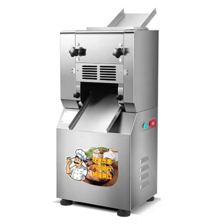 Attrezzatura da cucina commerciale Impastatrice per farina Pressatura Taglio Macchina per pasta elettrica per pasta con rullo in acciaio inossidabile
