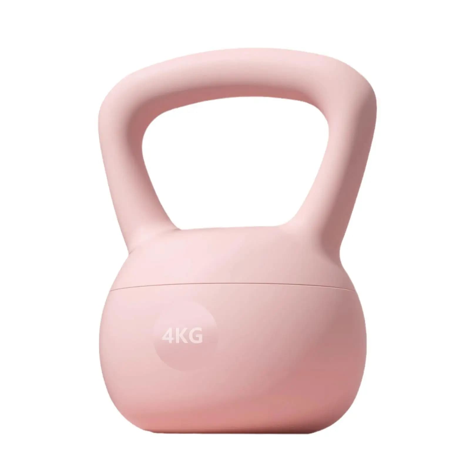 Kettlebell Morbido da Donna per Fitness Domestico, Esercizi Glutei, Squat e Allenamento della Forza; Leggero, Non Danneggia i Pavimenti