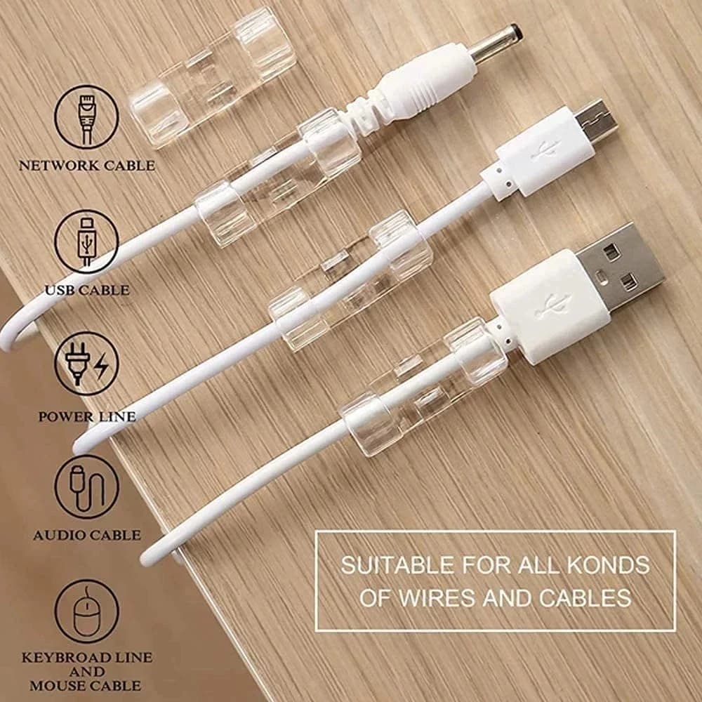 20/5PCS Cavo USB Organizzatore Pinze Avvolgicavo Supporto Auricolare Mouse Cavo Clip di Protezione Gestione Ganci Adesivo Morsetto Da Tavolo