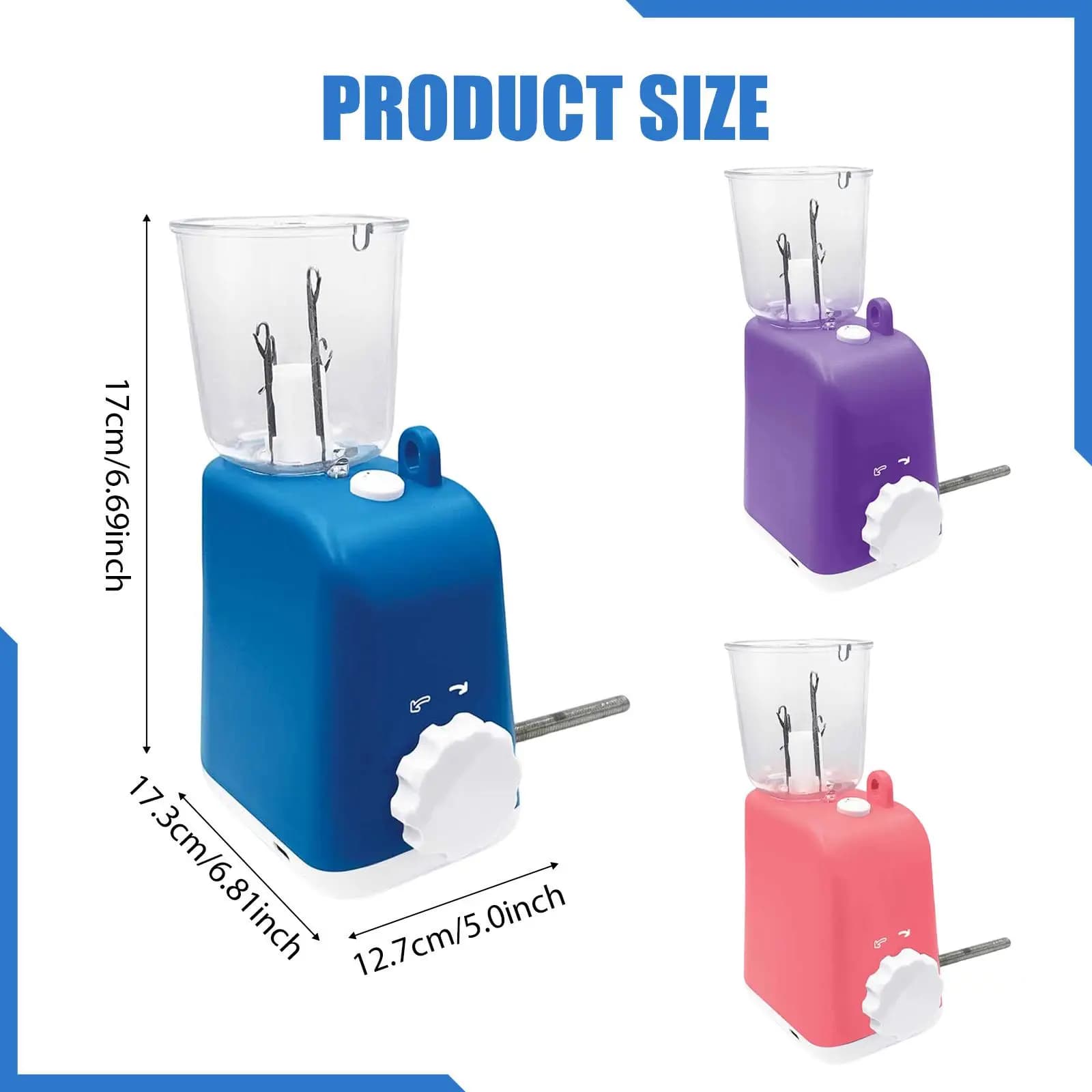 Automatic Knitting Loom Machine USB Powered Yarn Winder for Creative Weaving Projects Bracelets Necklaces Adults Kids