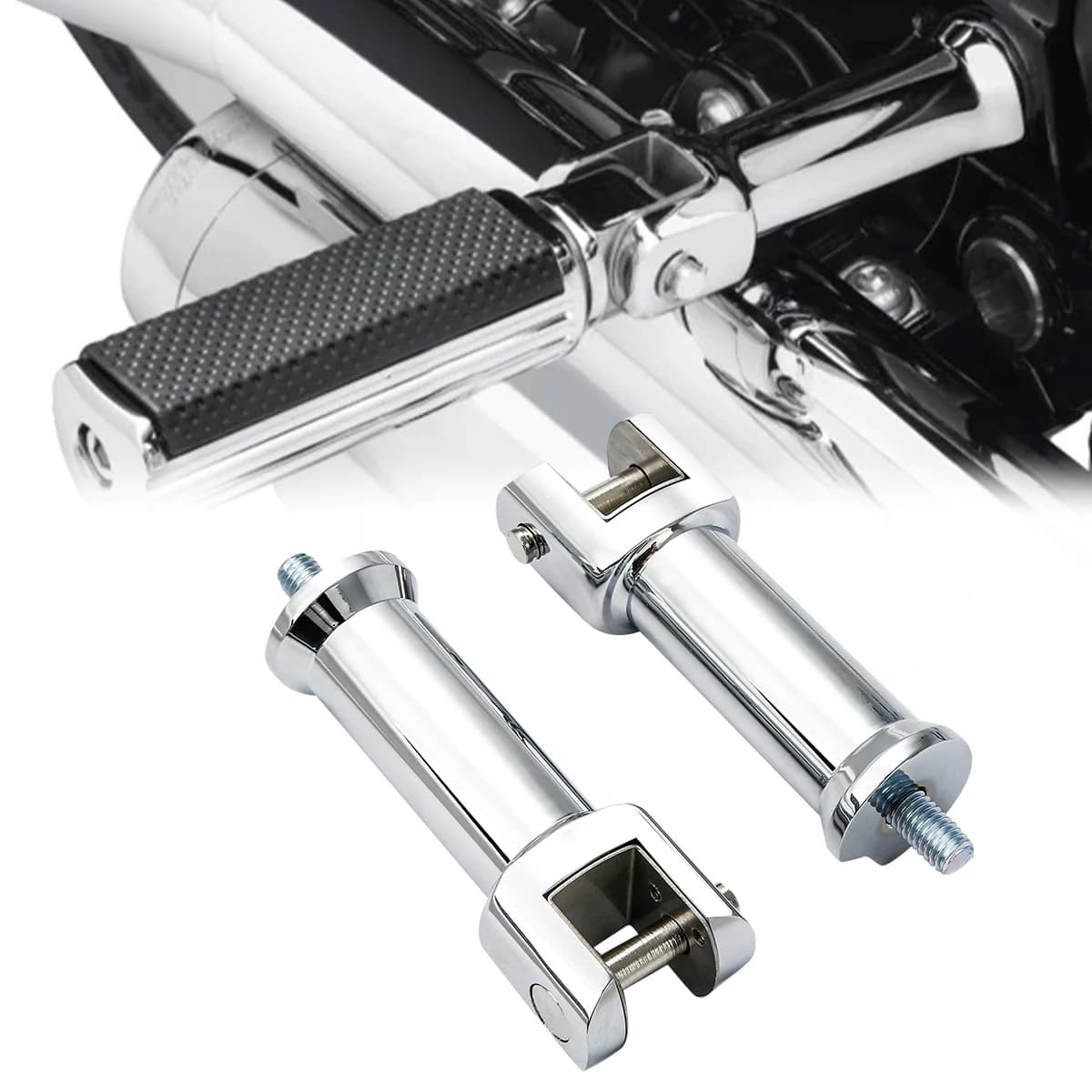 Pedana posteriore Supporta Supporti Per Harley Deluxe Street Bob Fat Boy Sport Glide Softail Slim 2018-2024 2019 Passeggero Moto