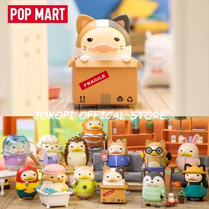 POP MART Duckoo My Pet Story Series Blind Box Statuetta Anime Carina da Collezione Ornamento da Scrivania Giocattolo Regalo