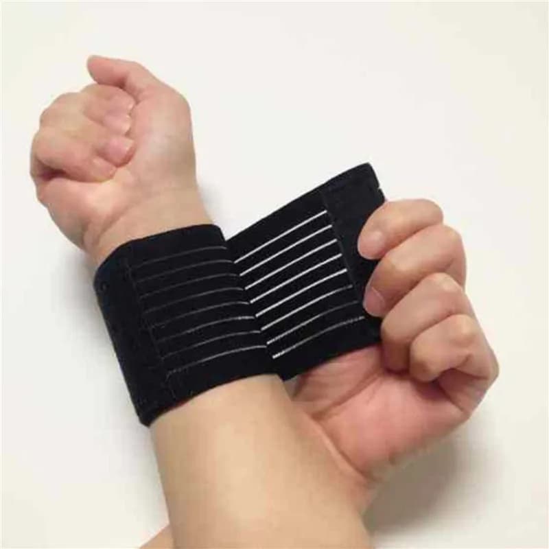 1pc Fitness fascia da polso elastica Brace Strap Power sollevamento pesi supporto per avvolgere la mano palestra Training Bar Wristband