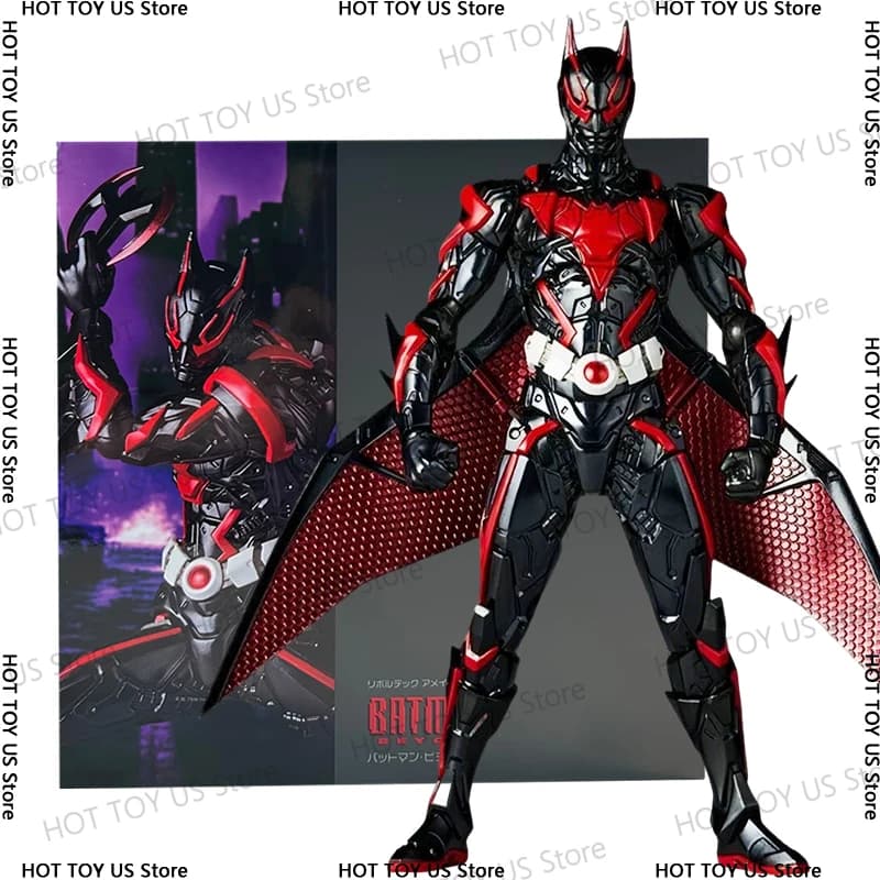 AMAZING YAMAGUCHI Action Figure in PVC Scala 1/12 Kaiyodo Revoltech Batman Beyond Versione Batman Collezione di Modellini Giocattolo