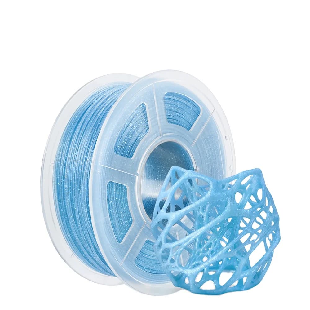 Glitter PLA 3D Printer Filament 1.75mm 1kg Sparkle Material for DIY Ornament FDM Printing