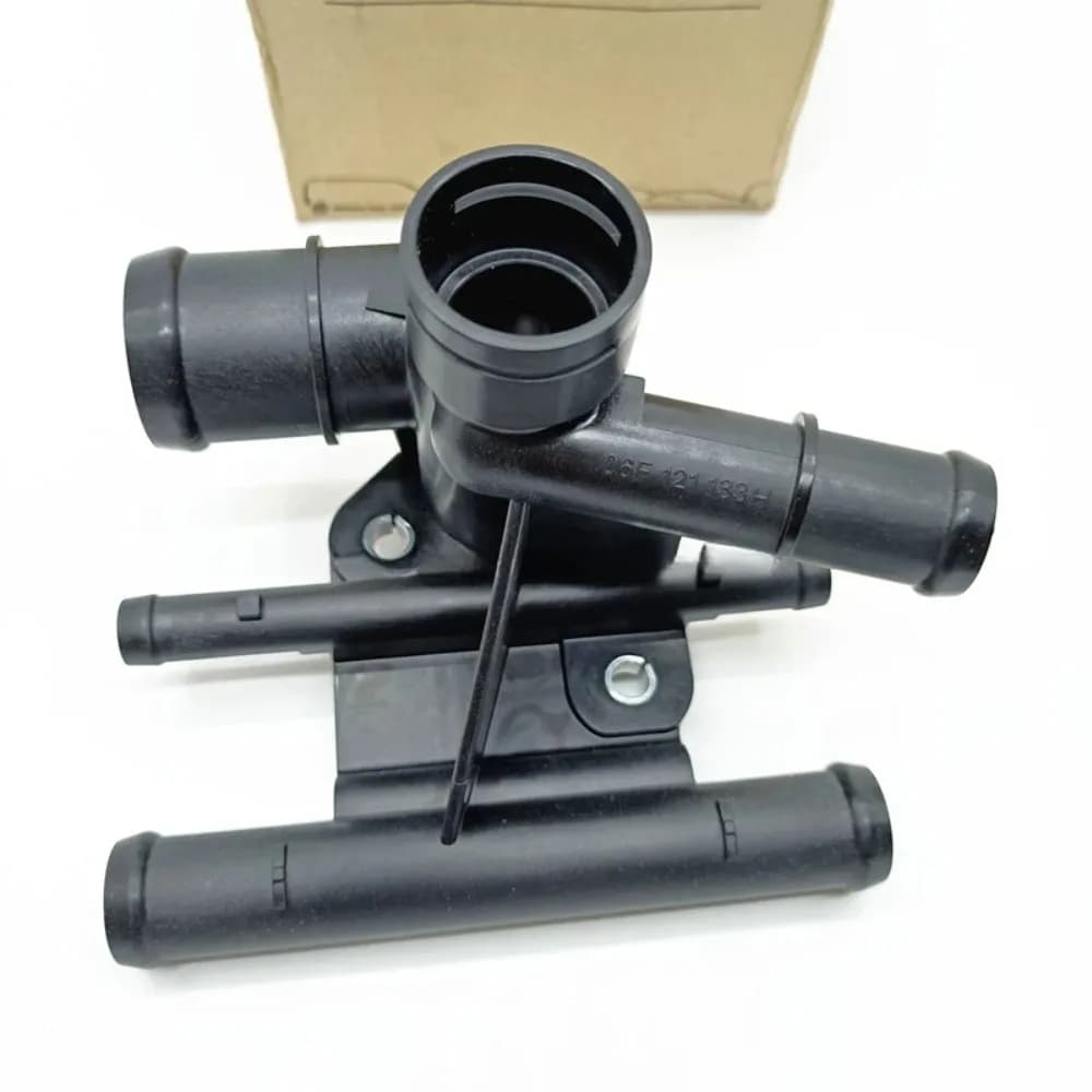 06F 121 132H Tubo Flessibile Originale per Testata Cilindro, Tubo di Uscita a T, Flangia per VW Scirocco R Golf R20 G.TI EOS TTS 06F121132H
