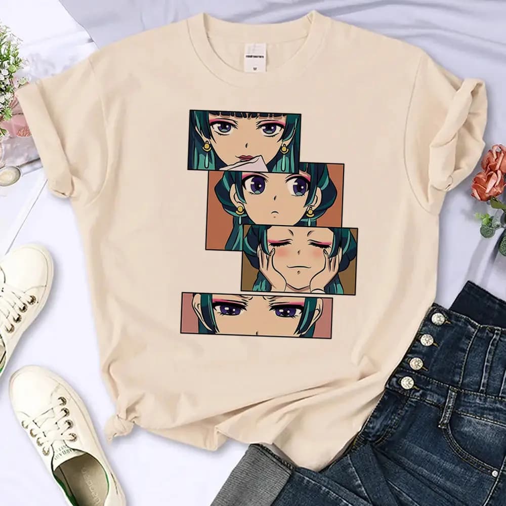 Apothecary Diaries Jinshi top tees teen Classic Pop Culture Vintage hip hop streetwear anime top tees 80s Classic Grunge