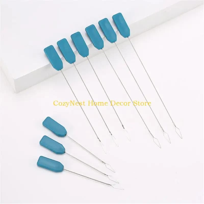 92MF 10Pcs Sewing Machine Needle Threading Tool Plastic Threaders Quick Needle Threading Aid for Hand Stitching Dressmaking