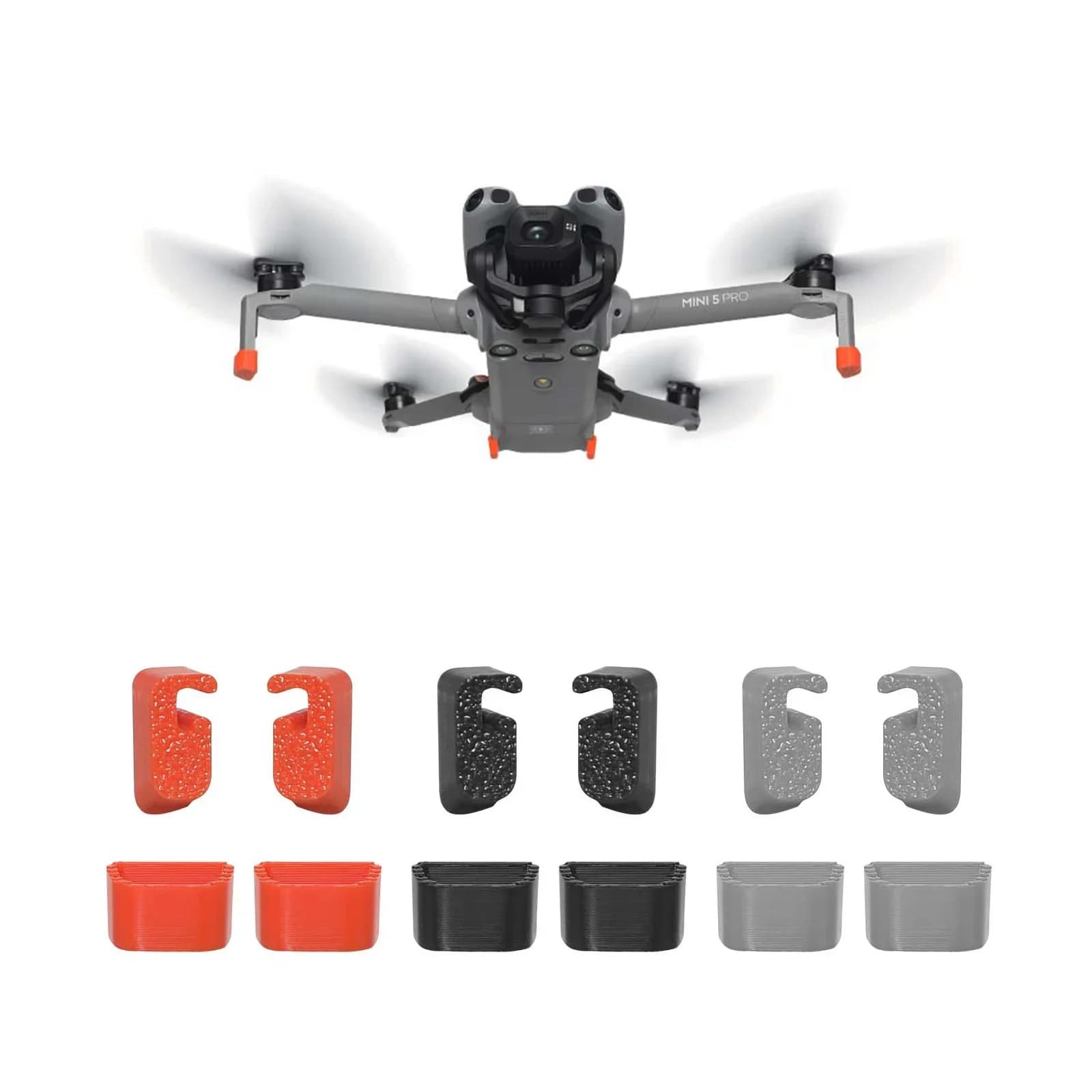 Supporto di Protezione per Gimbal con Aumento di Altezza per DJI Mini 5 Pro, Staffa Fissa Anti-usura, Gambe di Supporto, Ricambi per Drone