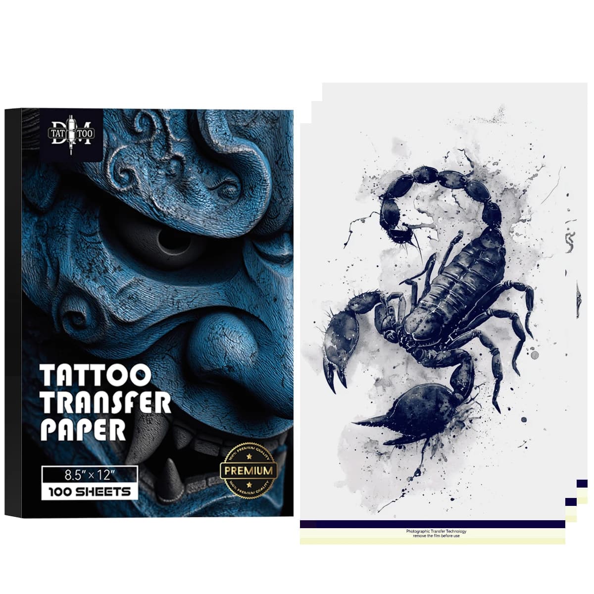 20/50/100PCS Premium Tattoo Transfer Paper 4 Layer Free Hand Thermal Copier Stencil Paper for Tattooists Tattoo Supplies