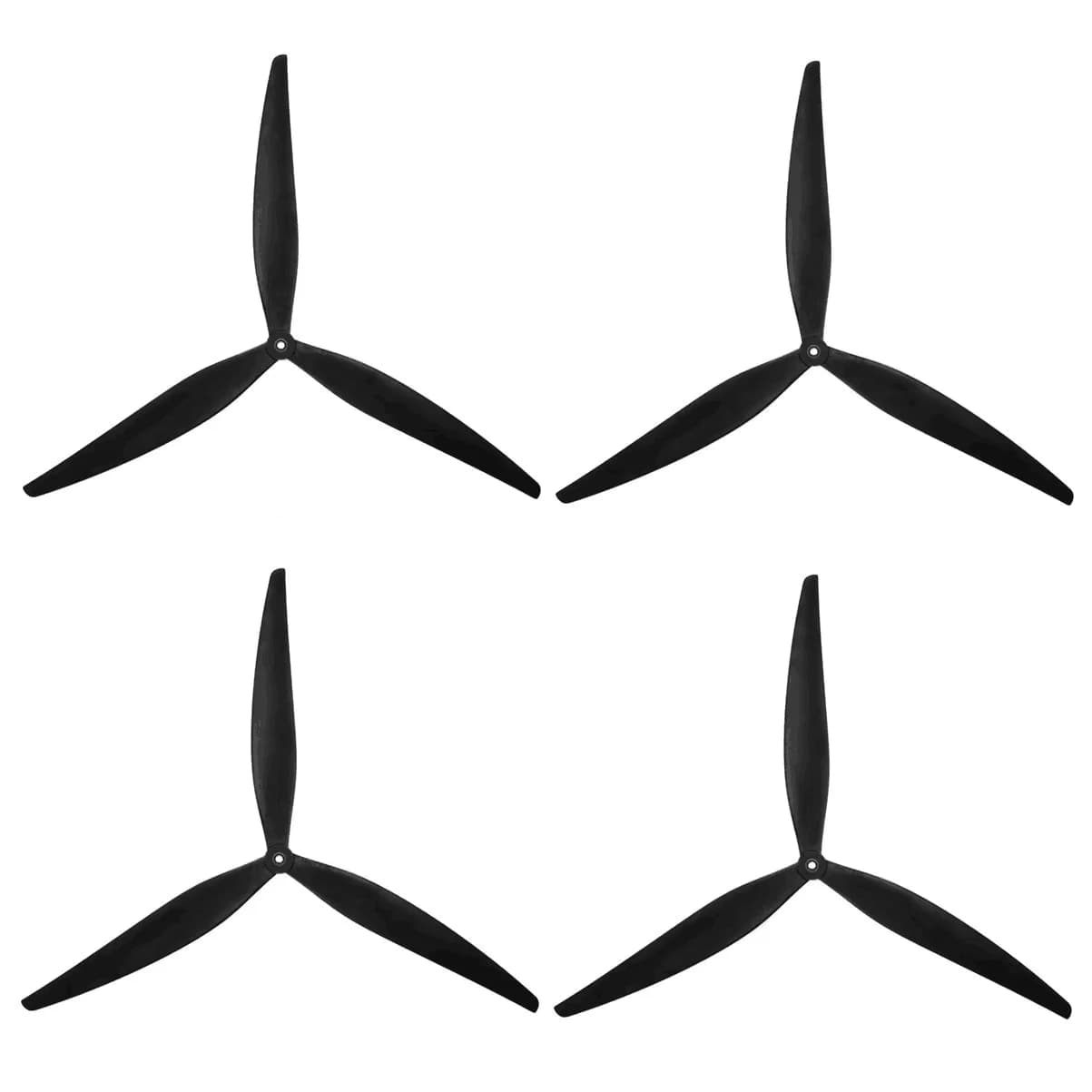 HQProp 16X8X3 (2CW+2CCW) Nylon rinforzato con fibra di vetro nero per elica da 16 pollici a lungo raggio per esacottero RC FPV Racing Drone