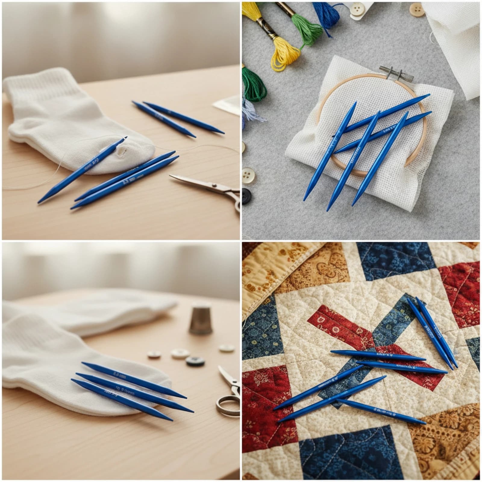 Interchangeable Circular Knitting Portable Interchangeable Knitting Needle Kit Travel-Ready Organized for Knitters