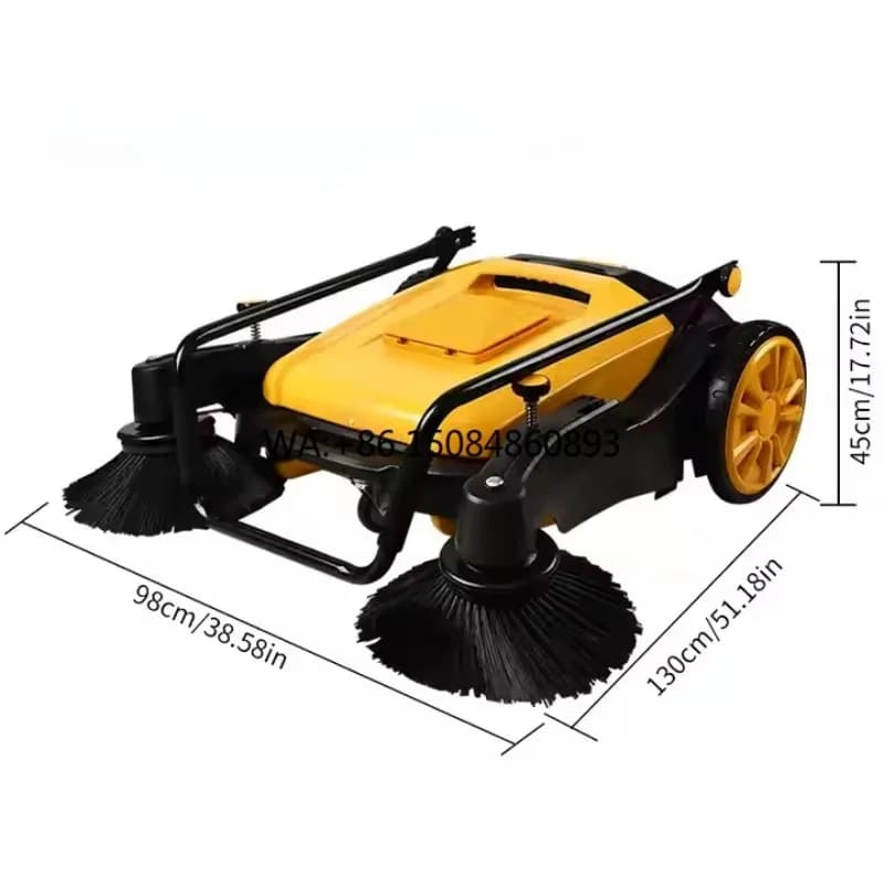 Spazzatrice per Foglie, Robot Industriale per Pulizia Foglie, Spazzatrice Manuale Industriale, Attrezzatura per Giardinaggio