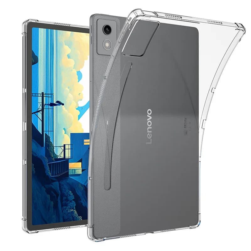 For Lenovo Idea Tab Pro Case TB373FU Soft Clear TPU Protective Shell Funda for Xiaoxin Pad Pro 2025 TB375FC 12.7" Tablet Cover