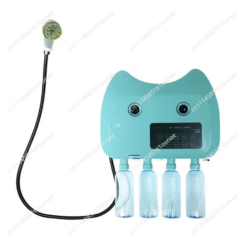 Pet Grooming Cleaning Supplies 4 Bottles Automatic Cat Dog Bath Spa Bubble Machine Bath Massage Shampoo Mix Dilution Device
