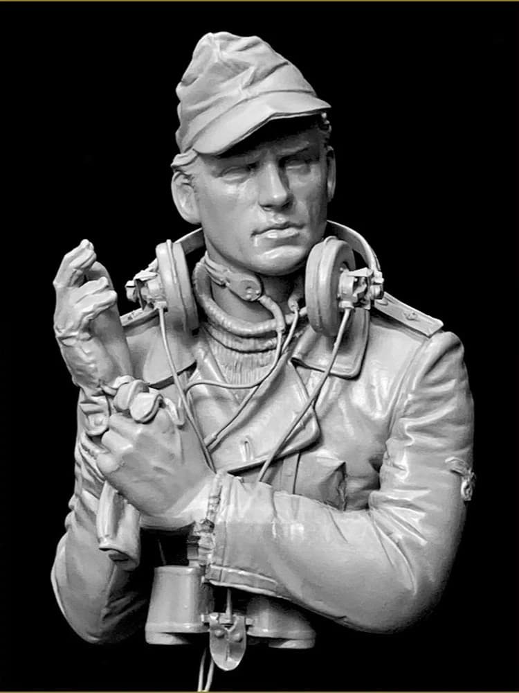 1/10 Busto in resina assemblato Kit modello Storia Hobby Ufficiale Panzer in miniatura Seconda Guerra Mondiale Diorama non assemblato e non verniciato