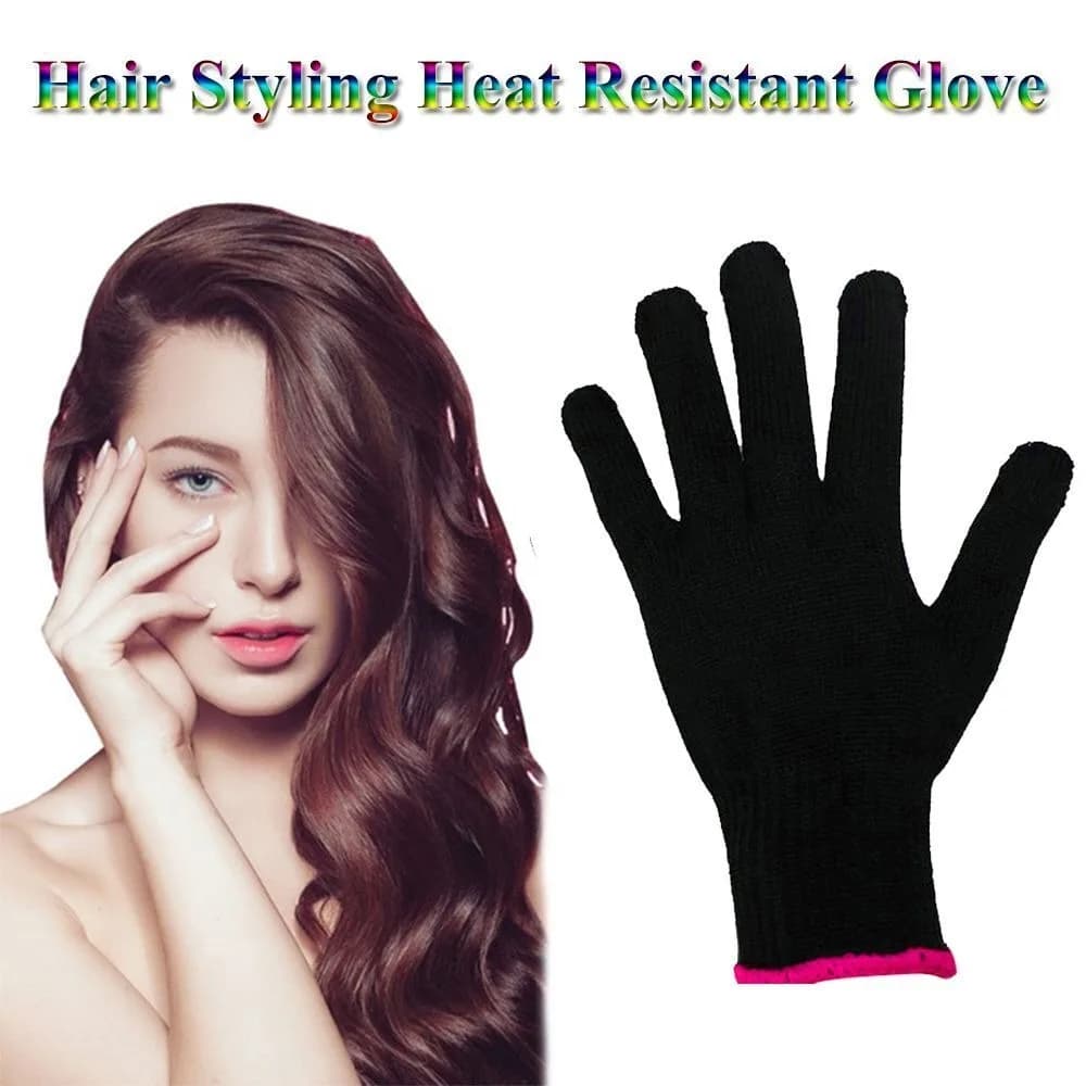 Heat-resistant lock heat-resistant glove iron curlers iron gloves for the care of the skin of the hands hair dryer gloves for styling