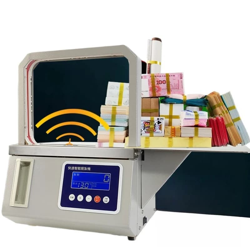 Piccola reggiatrice per cintura in plastica senza colla, reggiatrice automatica veloce, reggiatrice per fascette, reggiatrice per cintura opp