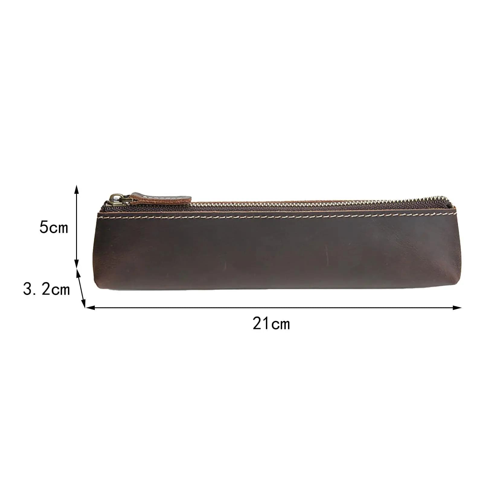 Fountain Pen Case Stationery Bag PU Pen Pouch for Adult Travel Businessmen