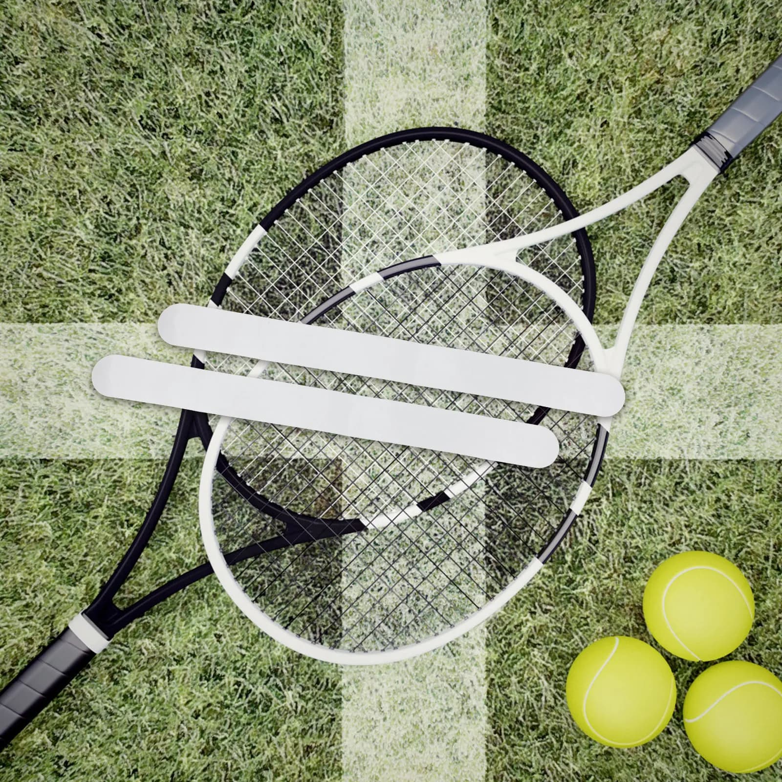 2 Pezzi Nastro Protettivo Premium in TPU per Racchette da Tennis, Trasparente, Rimovibile, Resistente alle Intemperie, Portatile